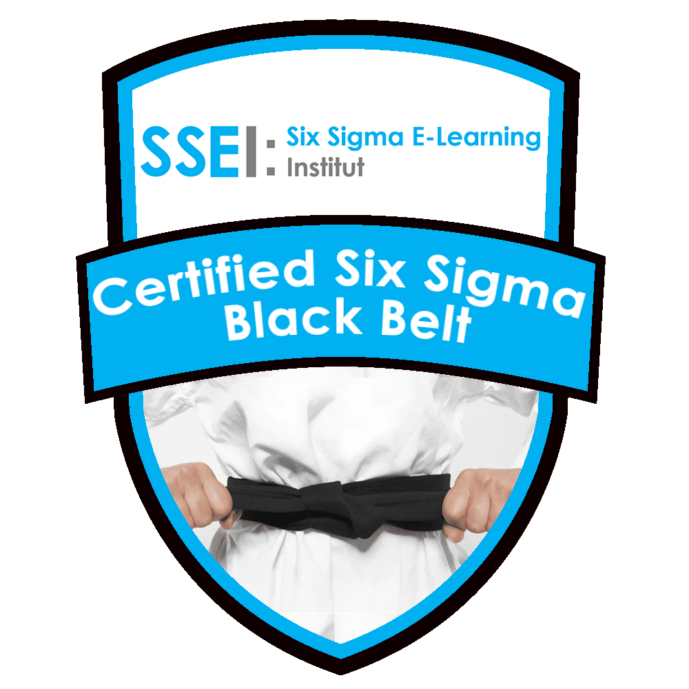 Six Sigma Black Belt Badge