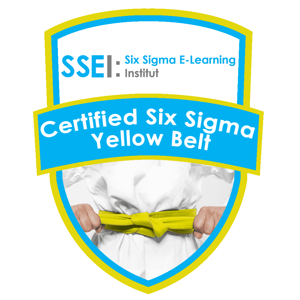 Six Sigma Yellow Belt Badge