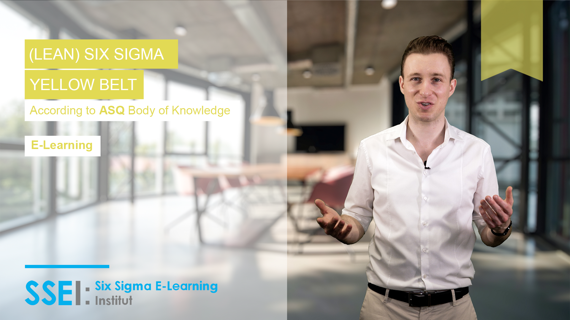 (Lean) Six Sigma Yellow Belt E-Learning In Ihrem Tempo zertifizieren!